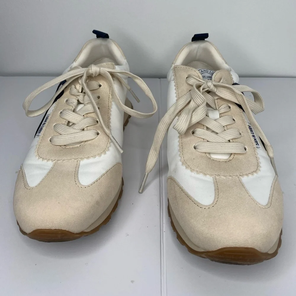 Sam & Libby Rowen Navy/White Sneakers. - Picture 3 of 9